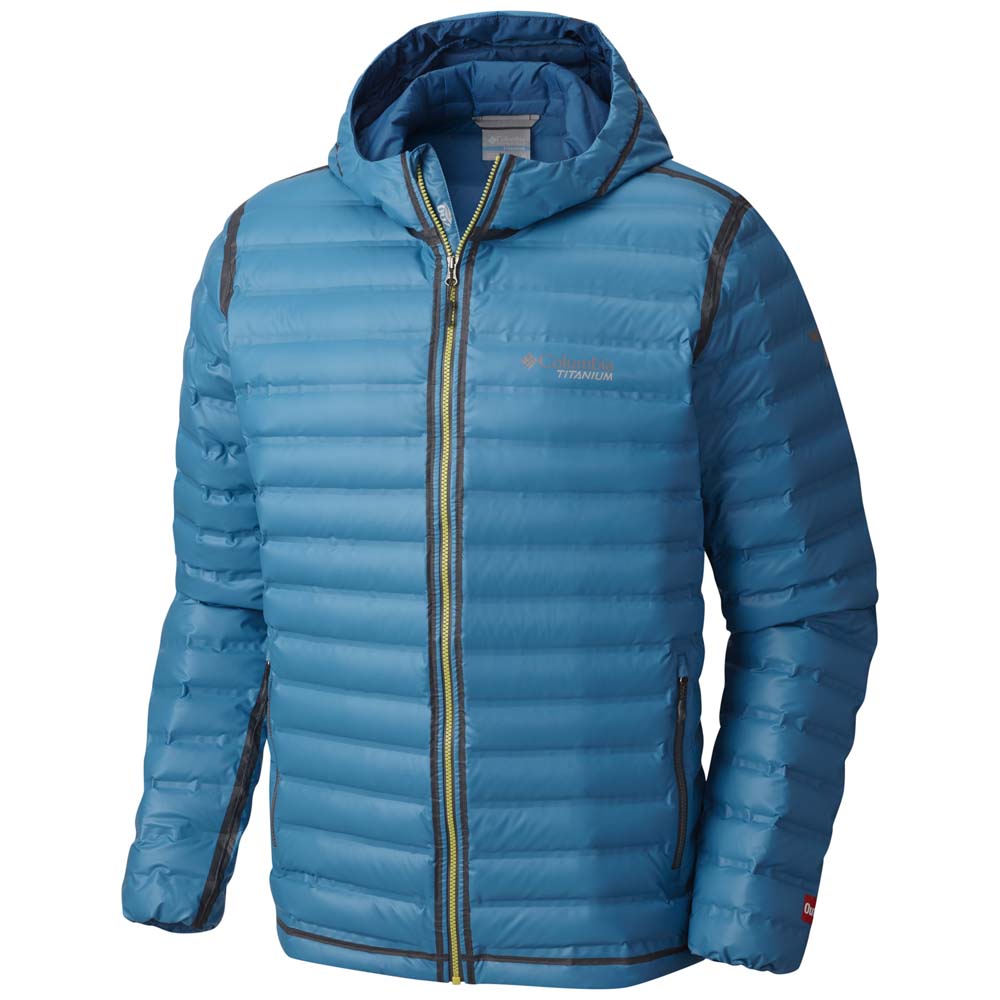 columbia titanium outdry ex gold down hooded jacket