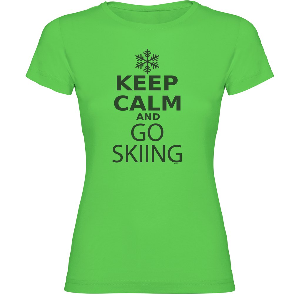 T-shirts Kruskis Keep Calm And Go Skiing 