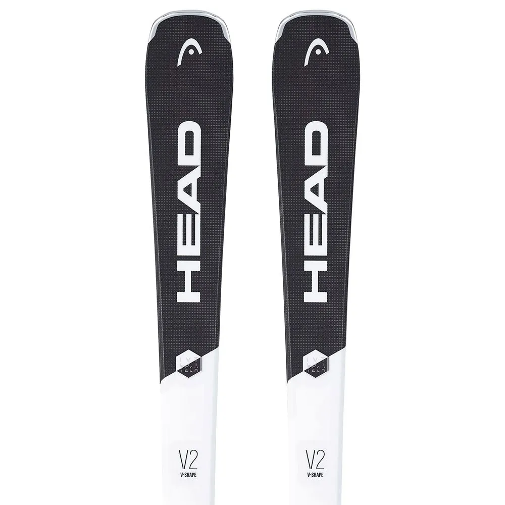 Junior Snow Skis HEAD Shape V2 Skis With Bindings - Lightweight