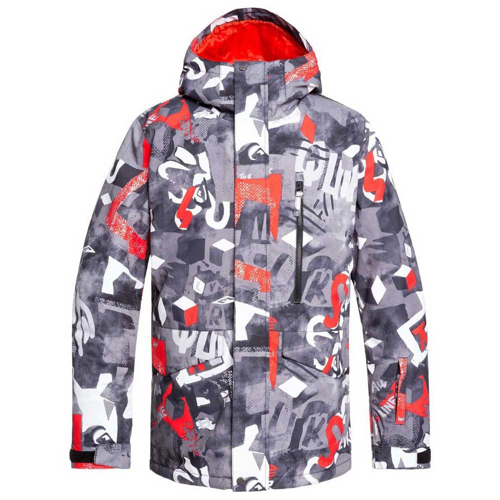 quiksilver mission printed insulated snowboard jacket