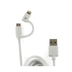 Muvit USB Cable To Micro USB/Lightning MFI 2.4A 1 m