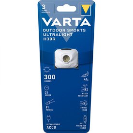 Varta Outdoor Sports Ultralight H30R Recargable Frontlicht