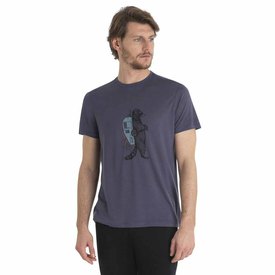 Icebreaker T-shirt à manches courtes Merino Core Waschbar Wandering