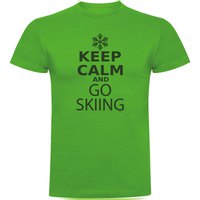 Kruskis Maglietta A Maniche Corte Keep Calm And Go Skiing