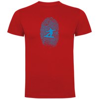 kruskis-t-shirt-a-manches-courtes-snowboarder-fingerprint