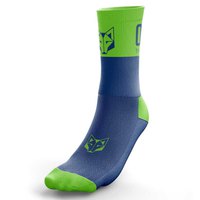 otso-chaussettes-multi-sport-medium-cut-electric-blue-fluor-green