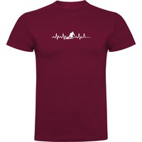 kruskis-t-shirt-a-manches-courtes-skiing-heartbeat