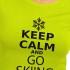 Kruskis Keep Calm And Go Skiing short sleeve T-shirt