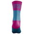 Otso Multi-sport Medium Cut Light Blue/Fluo Pink socken